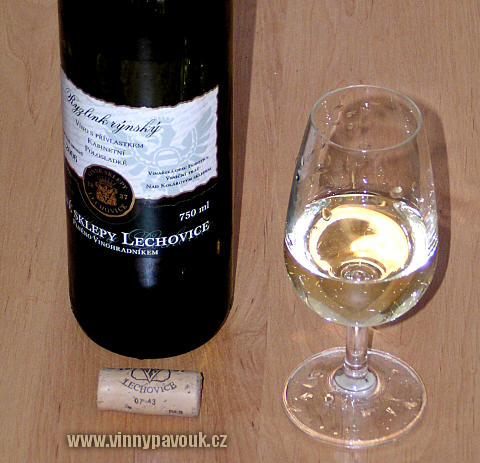 Vinné sklepy Lechovice - Ryzlink rýnský 2006 kabinet