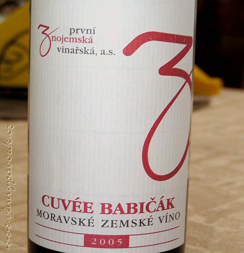 První znojemská vinařská - Cuveé Babičák 2005