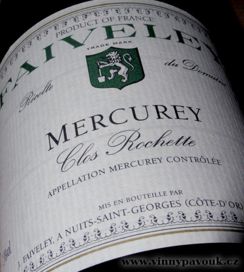 Faiveley - Mercurey \'Clos Rochette\' 2003