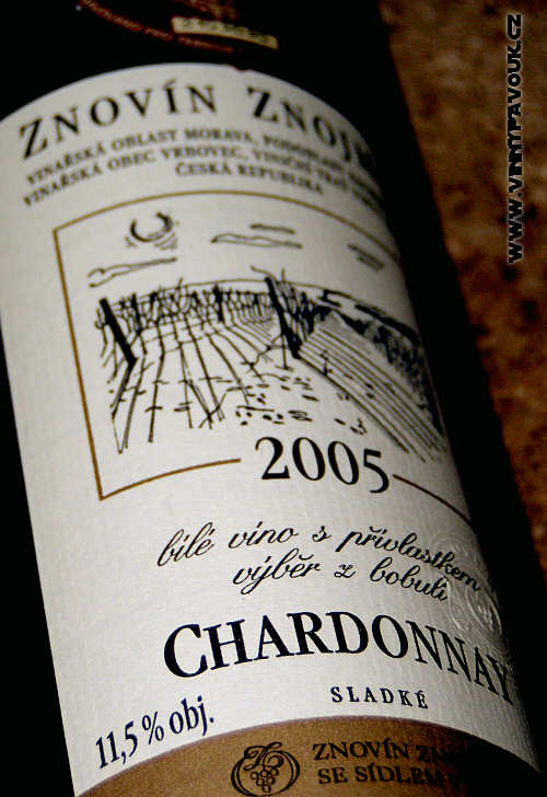 Znovín - Chardonnay 2005 výběr z bobulí