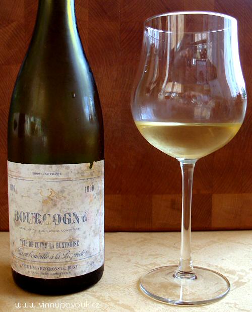 Bourgogne Blanc Tête de Cuvée la Buxynoise 1999