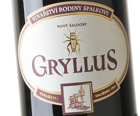 Vinařství rodiny Špalkovy - Gryllus etiketa